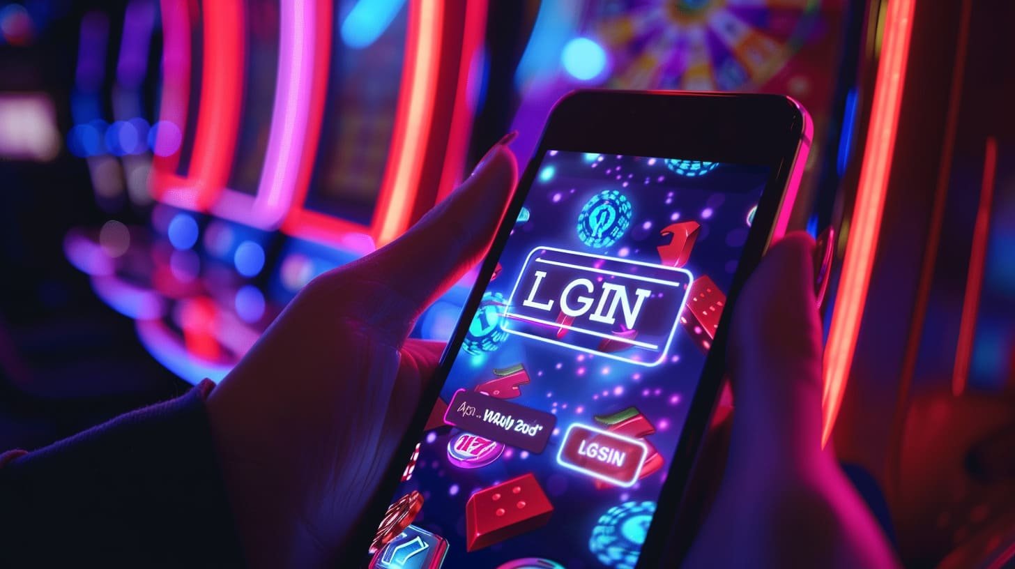 855jl App home screen showing live casino and sports betting sections on a mobile phone