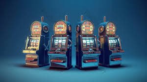 Video slot game interface on 855jl showing spinning reels and paylines